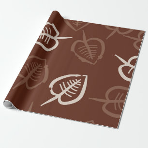 Papier Cadeau Motif sans couture de motif floral avec feuille. S