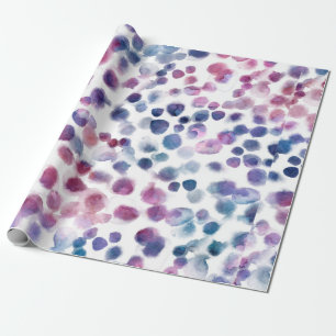 Papier Cadeau motif sans couture pois Abstraits dans pastel col