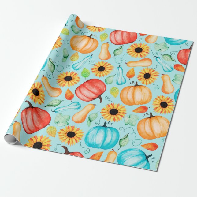 Papier Cadeau Motif sans soudure à main de différentes tailles,  (Déroulé)