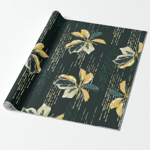 Papier Cadeau Motif sans soudure PLANTES VARIÉGÉS, quitter