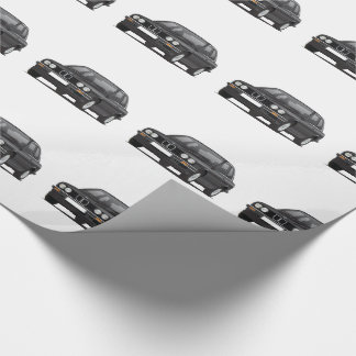 Papier Cadeau Motif Série 3 E30 noire