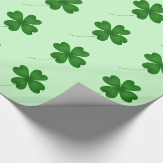 Papier Cadeau Motif shamrock mignon