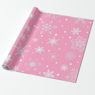 Papier Cadeau Motif Snowflake