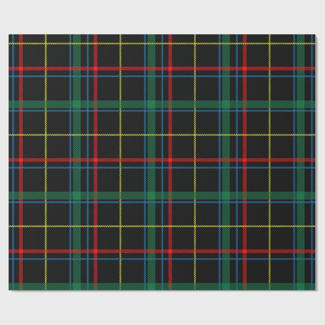 Papier Cadeau Motif Tartan (Plat)