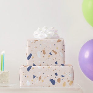 Papier Cadeau Motif Terrazzo