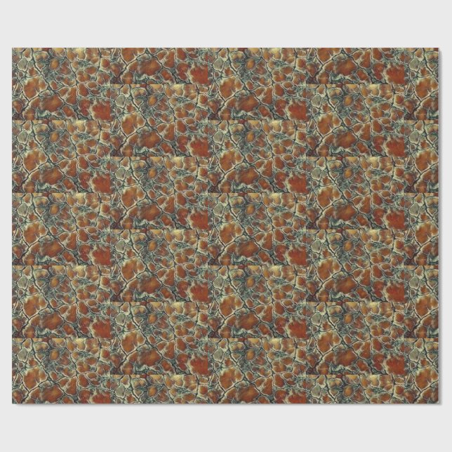 Papier Cadeau Motif Terrien (Plat)
