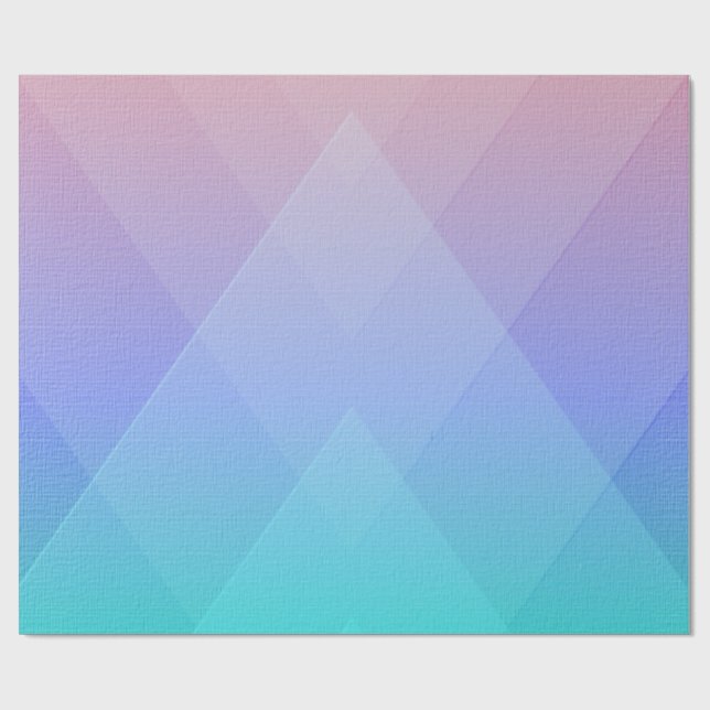 PAPIER CADEAU MOTIF TEXTUEL COLORÉ GRADIENT (Plat)