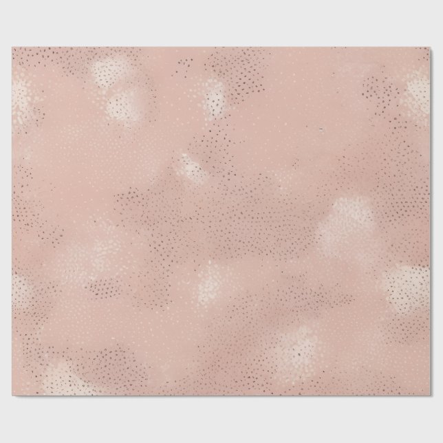 Papier Cadeau Motif Texturé Rose Tendre (Plat)