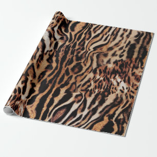 Papier Cadeau Motif Tiger Stripes