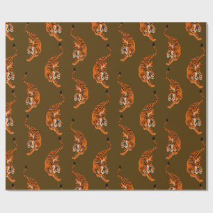Papier Cadeau Motif Tigre