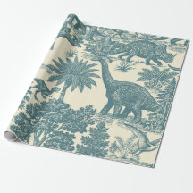 Motif Toile Dinosaure Vintage