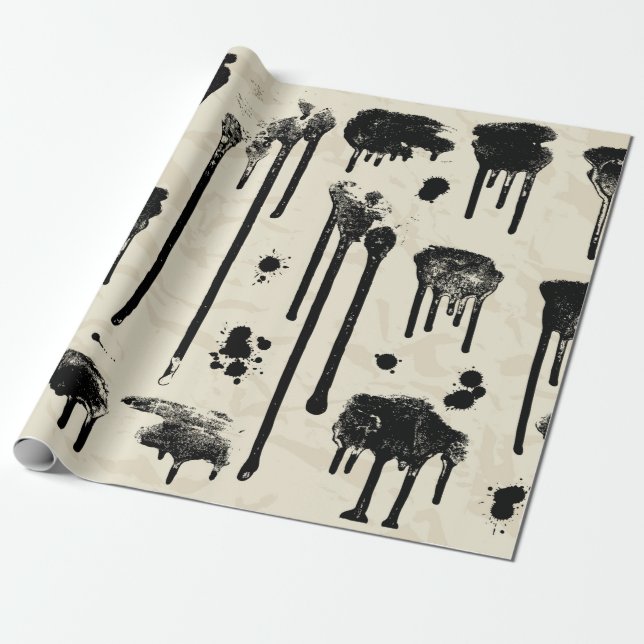 Papier Cadeau Motif transparent Abstrait (Déroulé)