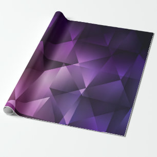 Papier Cadeau Motif transparent rose et violet moderne