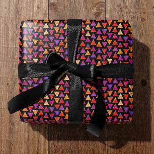 Papier Cadeau Motif triangle multicolore pour toutes occasions