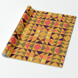 Papier Cadeau Motif triangle transparent arrière - plan abstrait