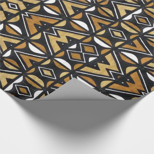 Papier cadeau Motif tribal africain (Coin)
