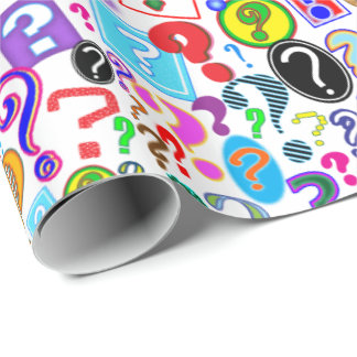 Papier Cadeau Motif vibrant d'amusement des points