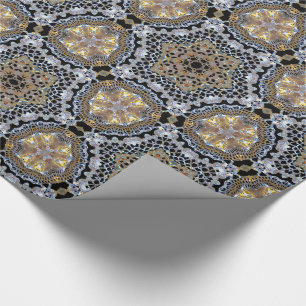 Papier Cadeau Motif victorien de vacances grandes de Debonshire