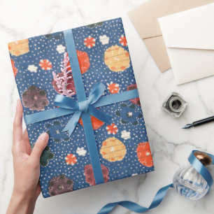 Papier Cadeau Motif vintage Bingata : Haze, petit motif ...