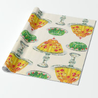 Motif Vintage de moulage Jello
