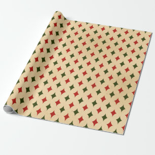 Papier Cadeau Motif vintage Diamond Noël