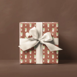 Papier Cadeau Motif Wild Cactus