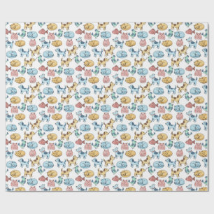 Papier Cadeau motifs d'animaux de compagnie