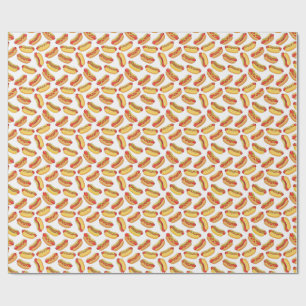 Papier Cadeau motifs de hot-dog