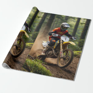 Papier Cadeau Moto-xing - Motocross Racers