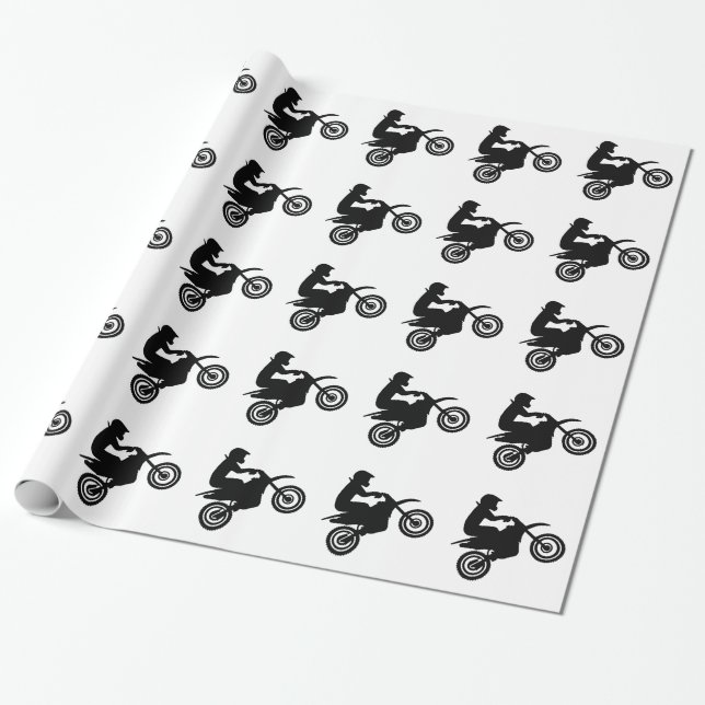 Papier Cadeau Motocross (Déroulé)