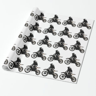 Papier Cadeau Motocross