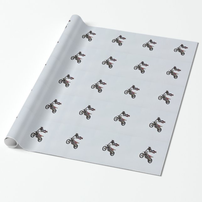 Papier Cadeau Motocross de tour (Déroulé)