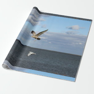 Papier Cadeau Mouettes en vol