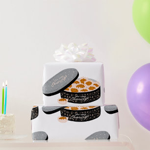 Papier Cadeau Moule à Muffins Soirées Cosy