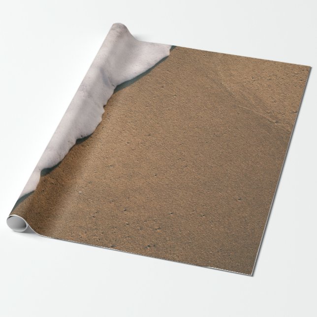 Papier Cadeau Mousse de mer sur sable (Déroulé)