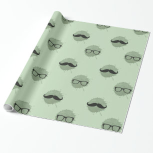 Papier Cadeau Moustaches à la menthe