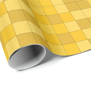 Papier Cadeau Moustard jaune