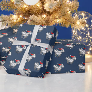 Papier Cadeau Mouton de Noël