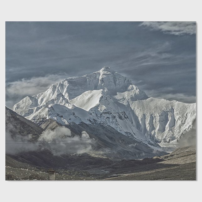 Papier Cadeau Mt Everest (Plat)