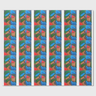 Papier Cadeau Multi Couleur