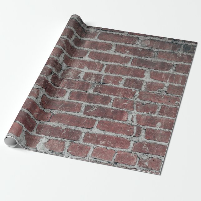 Papier Cadeau mur de béton Brown (Déroulé)