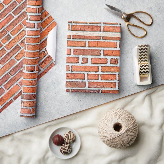 Papier Cadeau Mur de briques unique (Artisanat)