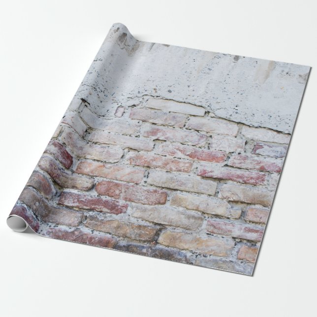 Papier Cadeau Mur en béton gris (Déroulé)