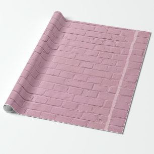 PAPIER CADEAU MUR EN BÉTON ROSE
