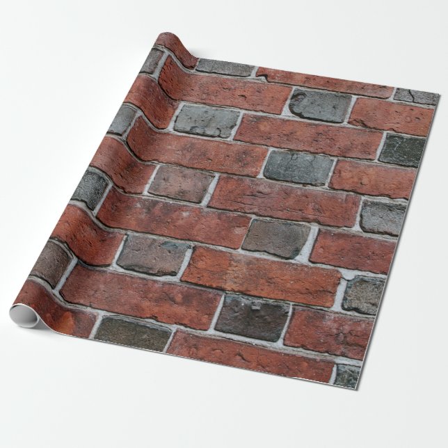 Papier Cadeau Mur en brique (Déroulé)