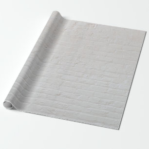 Papier Cadeau Mur en brique blanche