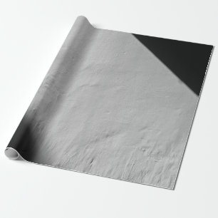 PAPIER CADEAU MUR PEINTE BLANC AVEC TEXTILE NOIR