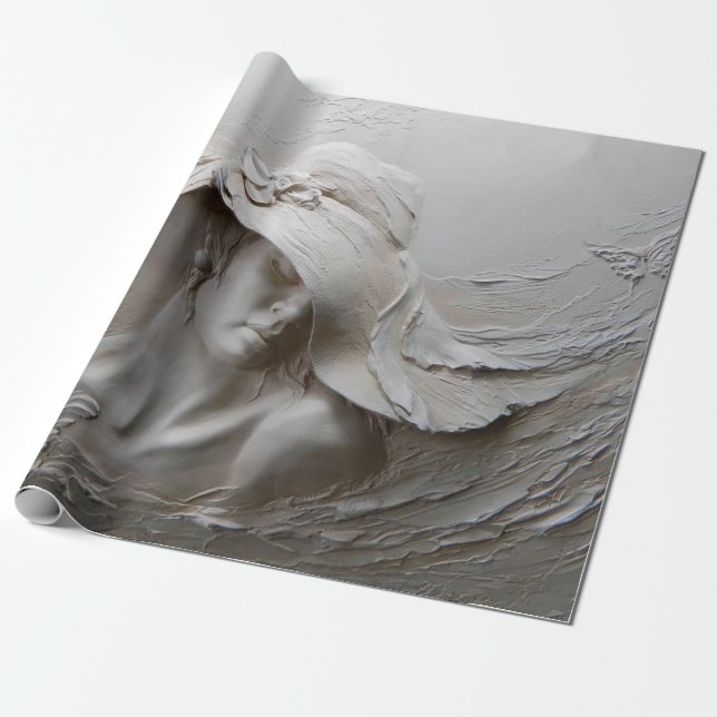 Papier Cadeau murale 3d illusion 3d, arrière - plan, art, murale (Déroulé)