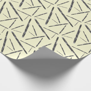 Papier Cadeau Musicien de basson professeur de musique Woodwind