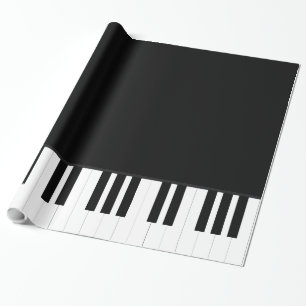 PAPIER CADEAU MUSIQUE DE PIANO